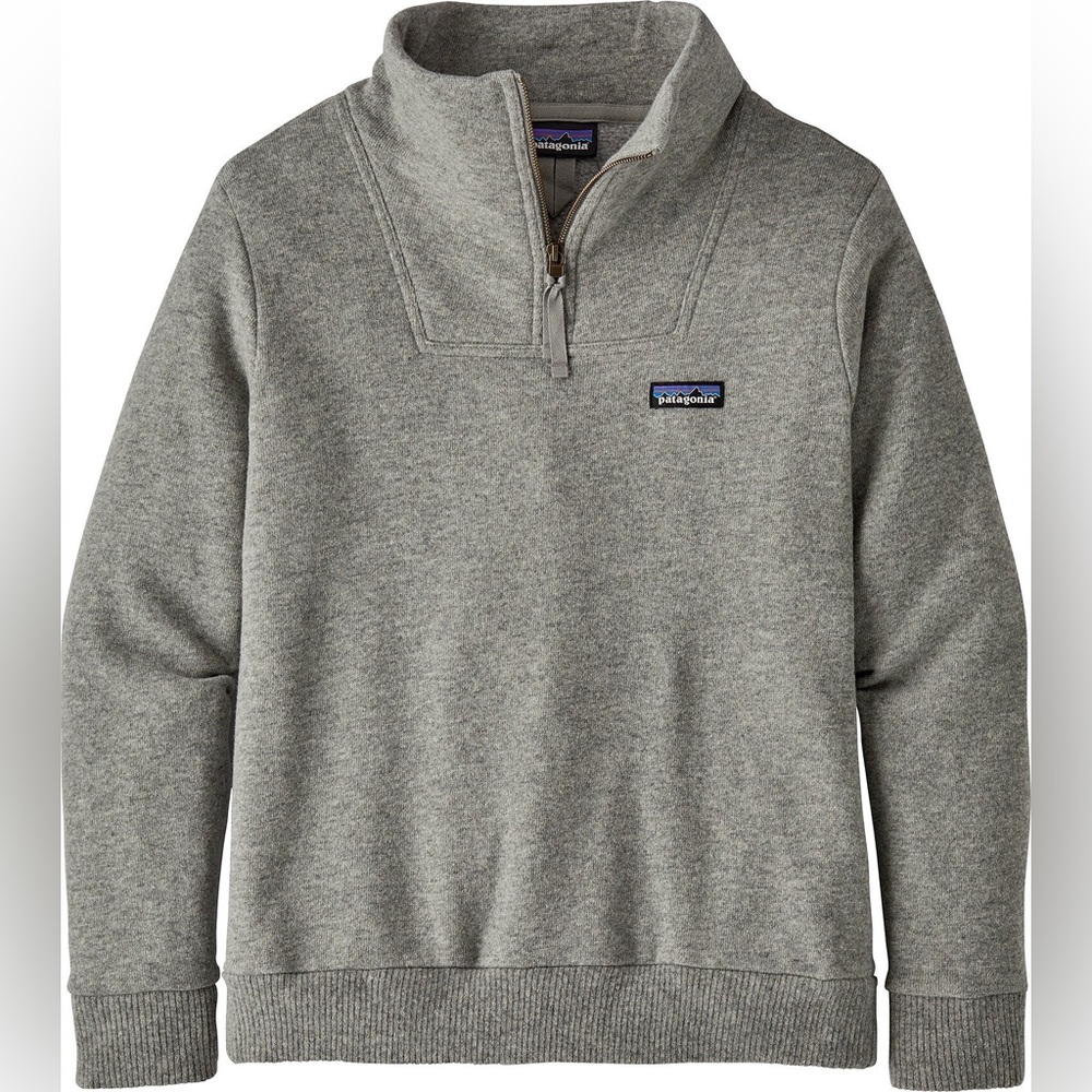 Patagonia Women’s Woolie Fleece Pullover Drifter Grey, Large